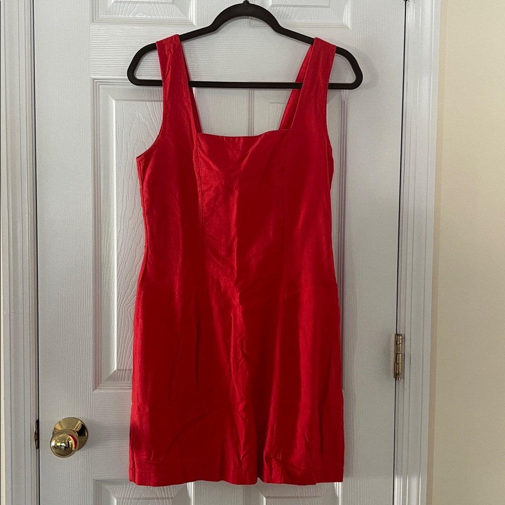 Old Navy Red Midi Dress